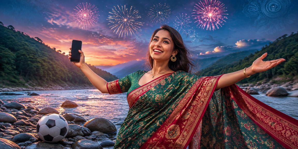 সিলেটে ফুটবল ম্যাচে jw8bd - তে বেটিং করছেন একজন দর্শক